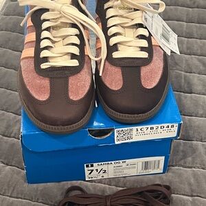 Adidas Samba OG W - White and Brown